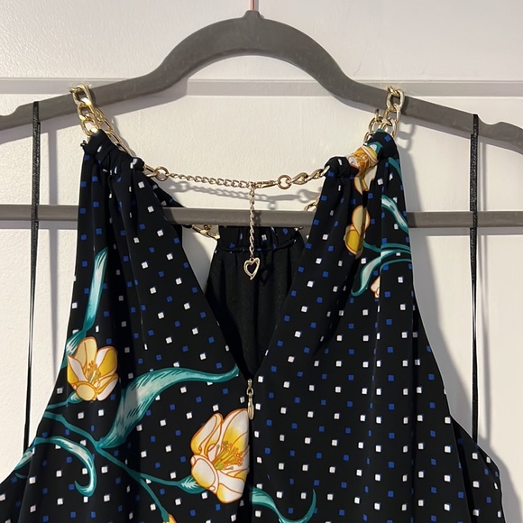 Floral and geometric print jumpsuit - Picture 3 of 4